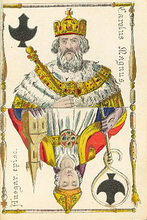  Hamburger Spielkarte, 1860