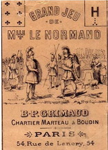  Grand Jeu Lenormand 1843