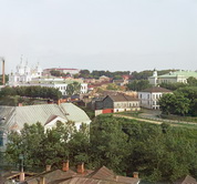 Витебск. Общий вид восточной части с колокольни кафедрального собора.