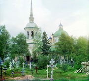 Кладбищенская Крестовоздвиженская церковь. Осташков.