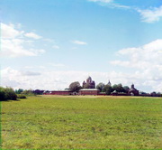 Общий вид Спасо-Бородинского монастыря с севера.