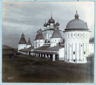 Борисоглебский монастырь с северо-западной стороны. Борисоглебск.